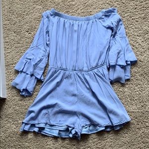 Blue romper